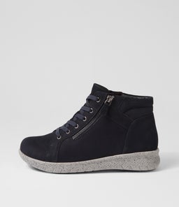 SHAUNAT XF ZR NAVY TUMBLE NUBUCK