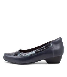 CULLENZ XW ZR NAVY NAVY LEATHER PATENT CROC