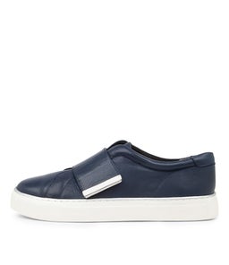POPPIES XF ZR NAVY LEATHER
