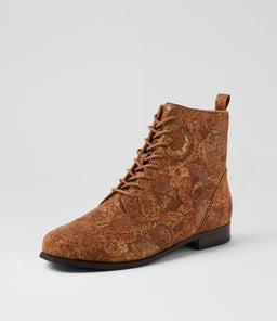 THRON XF ZR TAN ROYAL PRINT SUEDE