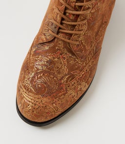 THRON XF ZR TAN ROYAL PRINT SUEDE