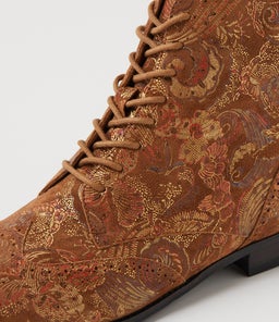 THRON XF ZR TAN ROYAL PRINT SUEDE