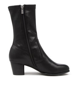 GENEVEY W ZR BLACK BLACK HEEL STRETCH SMOOTH