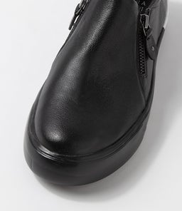 AMBERA W ZR BLACK LEATHER