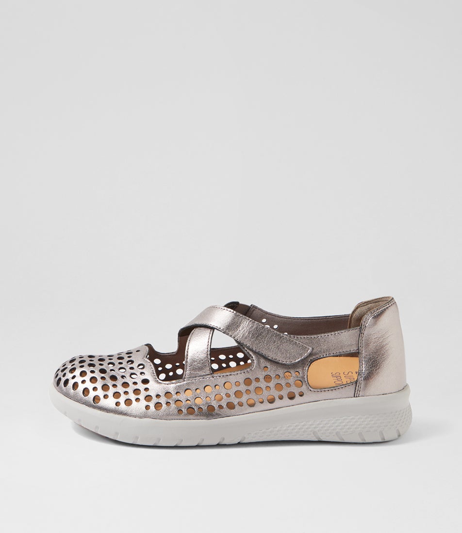 Sachet Xf Pewter Leather Flat Shoes Sachet Xf Pewter Leather Flat Shoes
