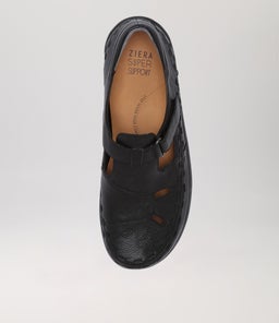 ADISA W ZR BLACK LEATHER