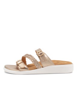 IANNA W ZR CHAMPAGNE LEATHER