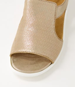 BALINTO W ZR PLATINO PLATINO SCRATCH CUT LEATHER LEATHER