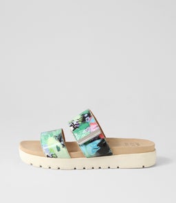 NAIRO XW ZR GREEN MIX PATENT LEATHER