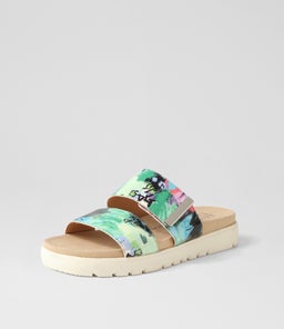 NAIRO XW ZR GREEN MIX PATENT LEATHER