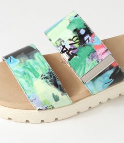 NAIRO XW ZR GREEN MIX PATENT LEATHER