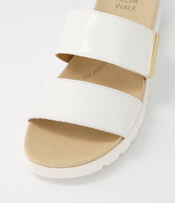 NAIRO XW ZR WHITE LEATHER PATENT