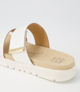 NAIRO XW ZR WHITE LEATHER PATENT
