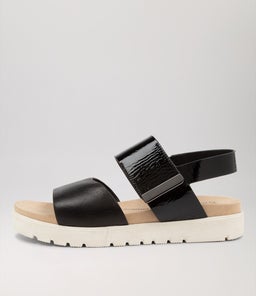 NAKTA XW ZR BLACK WHITE SOLE LEATHER PATENT