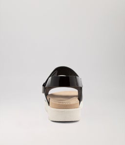 NAKTA XW ZR BLACK WHITE SOLE LEATHER PATENT