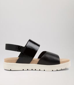 NAKTA XW ZR BLACK WHITE SOLE LEATHER PATENT