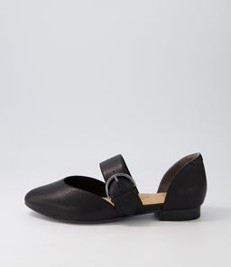 LORAA W ZR BLACK LEATHER