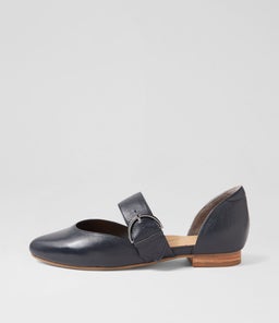 LORAA W ZR NAVY LEATHER