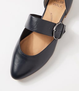 LORAA W ZR NAVY LEATHER