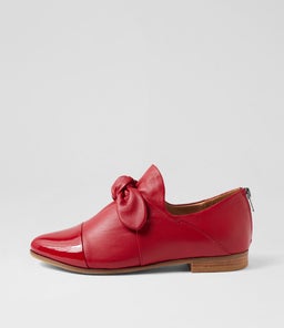 OFUS XF ZR DK RED PATENT LEATHER