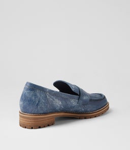 METTERS W ZR BLUE DISTRESS DENIM LEATHER