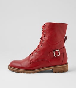 MIYOKO W ZR RED LEATHER