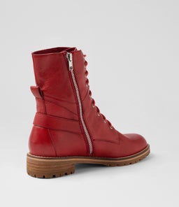 MIYOKO W ZR RED LEATHER