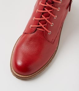 MIYOKO W ZR RED LEATHER