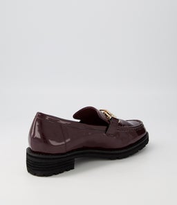 MISIMA W ZR BURGUNDY PATENT LEATHER