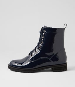 MANGOES W ZR NAVY PATENT LEATHER