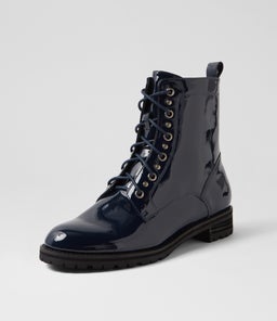 MANGOES W ZR NAVY PATENT LEATHER