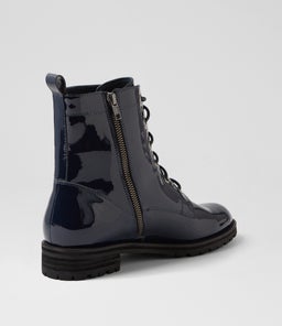 MANGOES W ZR NAVY PATENT LEATHER
