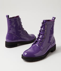 MANGOES W ZR PURPLE PATENT LEATHER