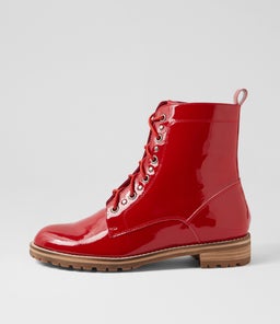 MANGOES W ZR RED PATENT LEATHER