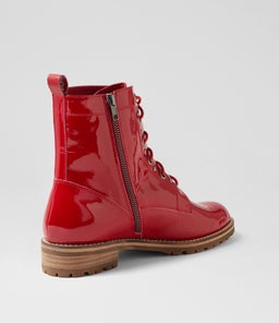 MANGOES W ZR RED PATENT LEATHER