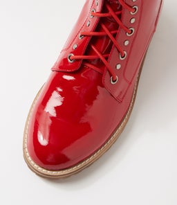 MANGOES W ZR RED PATENT LEATHER
