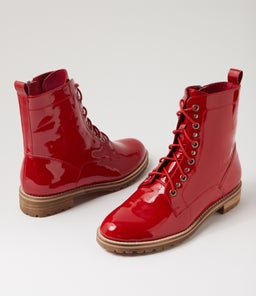 MANGOES W ZR RED PATENT LEATHER