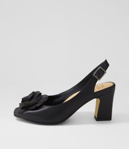 APRILLS W ZR BLACK LEATHER