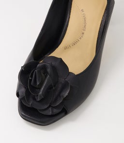APRILLS W ZR BLACK LEATHER