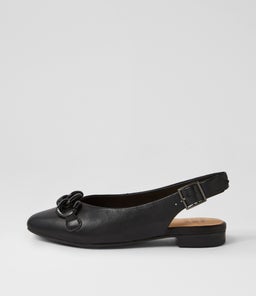 LIZBETHS W ZR BLACK LEATHER