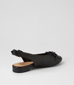 LIZBETHS W ZR BLACK LEATHER