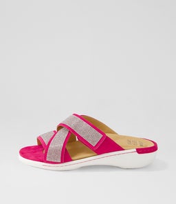 BEJEWELS W ZR FUCHSIA SUEDE JEWELS