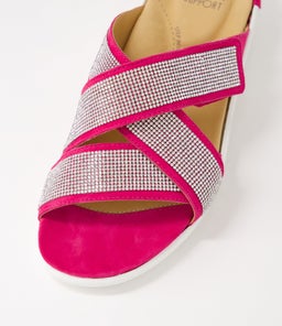 BEJEWELS W ZR FUCHSIA SUEDE JEWELS