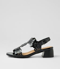 COACHY W ZR BLACK BLACK HEEL PATENT LEATHER