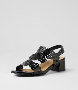 COACHY W ZR BLACK BLACK HEEL PATENT LEATHER
