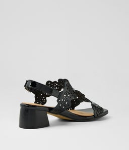 COACHY W ZR BLACK BLACK HEEL PATENT LEATHER