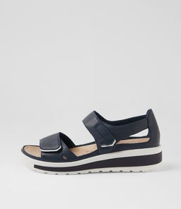 GEDD W ZR NAVY WHITE LEATHER