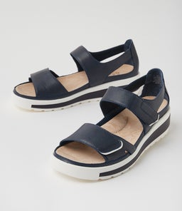 GEDD W ZR NAVY WHITE LEATHER