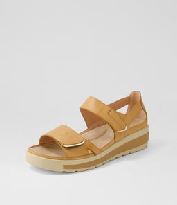 GEDD W ZR DK TAN ALMOND LEATHER
