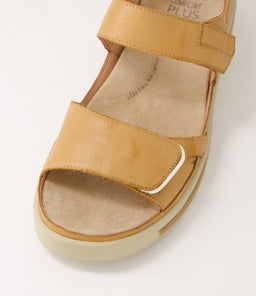 GEDD W ZR DK TAN ALMOND LEATHER